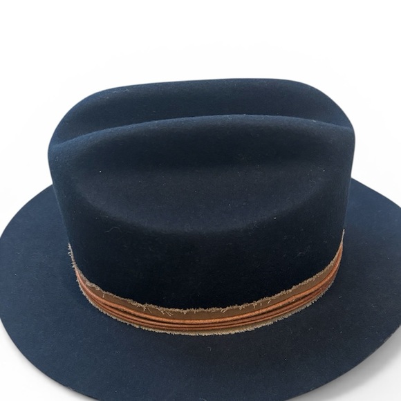 FRYE Cattleman\'s Crease Fedora Navy Blue main image 11
